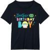 imageStar Wars Grogu Mandalorian Toon Brother of the Birthday Boy TShirtBlack