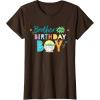 imageStar Wars Grogu Mandalorian Toon Brother of the Birthday Boy TShirtBrown