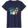 imageStar Wars Grogu Mandalorian Toon Brother of the Birthday Boy TShirtNavy Blue