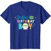 imageStar Wars Grogu Mandalorian Toon Brother of the Birthday Boy TShirtRoyal Blue