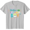 imageStar Wars Grogu Mandalorian Toon Brother of the Birthday Boy TShirtSilver Grey