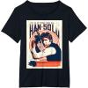 imageStar Wars Han Solo Im In It For The Money Vintage TShirtBlack