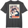 imageStar Wars Han Solo Im In It For The Money Vintage TShirtDark Heather Grey