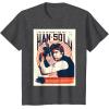 imageStar Wars Han Solo Im In It For The Money Vintage TShirtDark Heather Grey