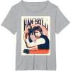 imageStar Wars Han Solo Im In It For The Money Vintage TShirtHeather Grey