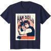 imageStar Wars Han Solo Im In It For The Money Vintage TShirtNavy Blue