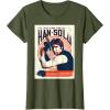 imageStar Wars Han Solo Im In It For The Money Vintage TShirtOlive Green