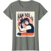 imageStar Wars Han Solo Im In It For The Money Vintage TShirtOlive Heather