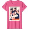 imageStar Wars Han Solo Im In It For The Money Vintage TShirtPink Heather