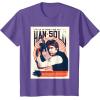 imageStar Wars Han Solo Im In It For The Money Vintage TShirtPurple Heather