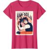 imageStar Wars Han Solo Im In It For The Money Vintage TShirtRed Heather