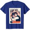 imageStar Wars Han Solo Im In It For The Money Vintage TShirtRoyal Blue