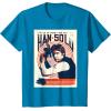 imageStar Wars Han Solo Im In It For The Money Vintage TShirtSapphire Blue