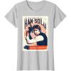 imageStar Wars Han Solo Im In It For The Money Vintage TShirtSilver Grey