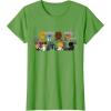imageStar Wars Logo Kawaii MultiCharacter TShirtGrass Green