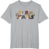 imageStar Wars Logo Kawaii MultiCharacter TShirtHeather Grey