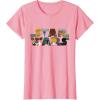 imageStar Wars Logo Kawaii MultiCharacter TShirtPink