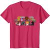 imageStar Wars Logo Kawaii MultiCharacter TShirtRed Heather