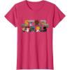 imageStar Wars Logo Kawaii MultiCharacter TShirtRed Heather