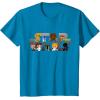 imageStar Wars Logo Kawaii MultiCharacter TShirtSapphire Blue