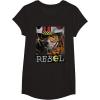 imageStar Wars Luke Skywalker Rebel Retro TShirt TShirtBlack