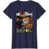 imageStar Wars Luke Skywalker Rebel Retro TShirt TShirtNavy Blue