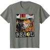 imageStar Wars Luke Skywalker Rebel Retro TShirt TShirtOlive Heather