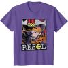 imageStar Wars Luke Skywalker Rebel Retro TShirt TShirtPurple Heather