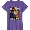 imageStar Wars Luke Skywalker Rebel Retro TShirt TShirtPurple Heather