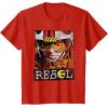 imageStar Wars Luke Skywalker Rebel Retro TShirt TShirtRed