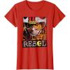 imageStar Wars Luke Skywalker Rebel Retro TShirt TShirtRed