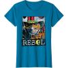 imageStar Wars Luke Skywalker Rebel Retro TShirt TShirtSapphire Blue