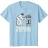 imageStar Wars Princess Leia R2D2 Youre My Only Hope Retro TShirtBaby Blue