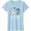 imageStar Wars Princess Leia R2D2 Youre My Only Hope Retro TShirtBaby Blue