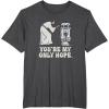 imageStar Wars Princess Leia R2D2 Youre My Only Hope Retro TShirtDark Heather Grey