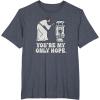 imageStar Wars Princess Leia R2D2 Youre My Only Hope Retro TShirtHeather Blue