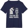 imageStar Wars Princess Leia R2D2 Youre My Only Hope Retro TShirtNavy Blue