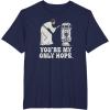 imageStar Wars Princess Leia R2D2 Youre My Only Hope Retro TShirtNavy Blue