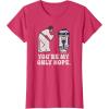 imageStar Wars Princess Leia R2D2 Youre My Only Hope Retro TShirtRed Heather