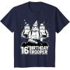 imageStar Wars Stormtrooper Party Hats Trio 16th Birthday Trooper TShirtNavy Blue