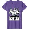 imageStar Wars Stormtrooper Party Hats Trio 16th Birthday Trooper TShirtPurple Heather