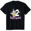 imageStar Wars The Mandalorian Grogu 2nd Birthday Ice Cream Cone TShirtBlack