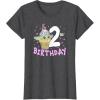 imageStar Wars The Mandalorian Grogu 2nd Birthday Ice Cream Cone TShirtDark Heather Grey