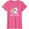 imageStar Wars The Mandalorian Grogu 2nd Birthday Ice Cream Cone TShirtPink Heather