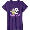 imageStar Wars The Mandalorian Grogu 2nd Birthday Ice Cream Cone TShirtPurple