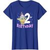 imageStar Wars The Mandalorian Grogu 2nd Birthday Ice Cream Cone TShirtRoyal Blue