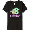 imageStar Wars The Mandalorian Grogu 8th Birthday Ice Cream Cone Premium TShirtBlack