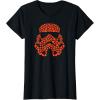 imageStar Wars Valentines Day Stormtrooper Mini Hearts TShirtBlack
