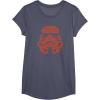 imageStar Wars Valentines Day Stormtrooper Mini Hearts TShirtHeather Blue