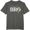 imageStar Wars Yoda Best Bro Lightsaber Gift for Brother TShirtAsphalt Grey